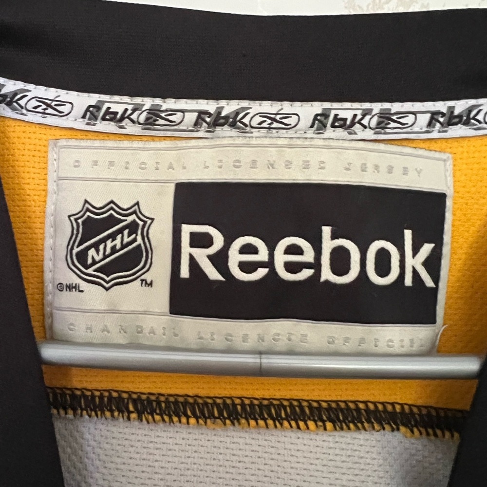 Reebok Black and Gold Hockey Jersey - Picture 8 of 9